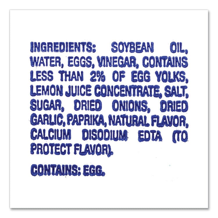 KRAFT FOODS, Mayo Real Mayonnaise, 0.44 oz Packet, 200/Box (GRR22001118) thumbnail 3