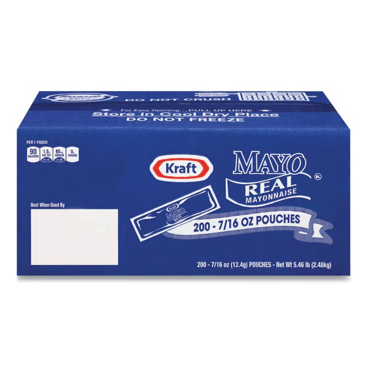 KRAFT FOODS, Mayo Real Mayonnaise, 0.44 oz Packet, 200/Box (GRR22001118) thumbnail 2
