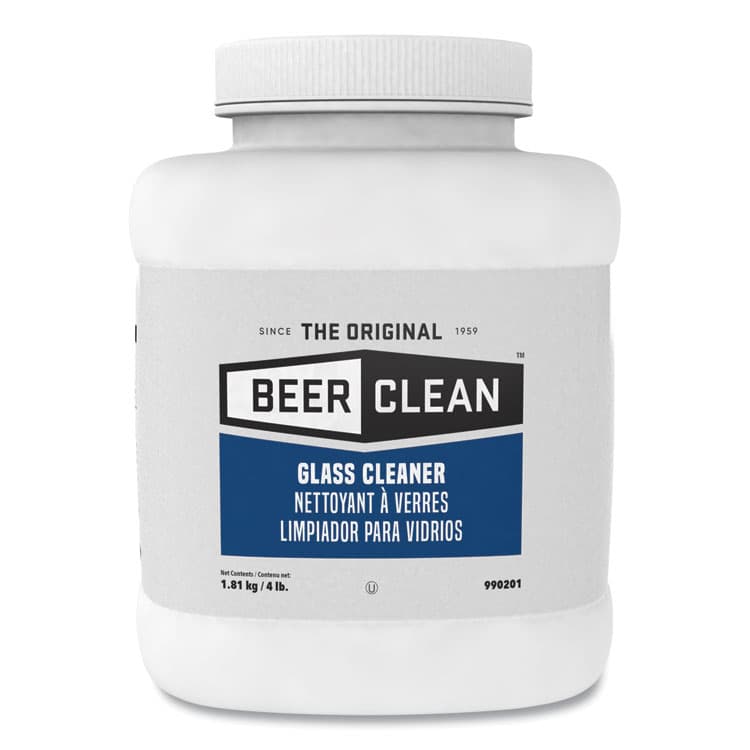 DIVERSEY Beer Clean Glass Cleaner, Unscented, Powder, 4 lb Container (DVO990201) thumbnail 2
