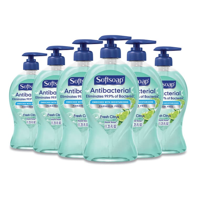 COLGATE PALMOLIVE, IPD. Antibacterial Hand Soap, Fresh Citrus Scent, 11.25 oz, 6/Carton (CPC44572) thumbnail 2