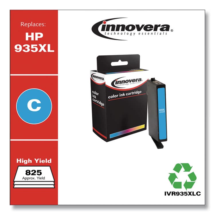 INNOVERA Remanufactured Cyan Ink, Replacement for 935 (C2P20AN), 400 Page-Yield (IVR935C) thumbnail 2