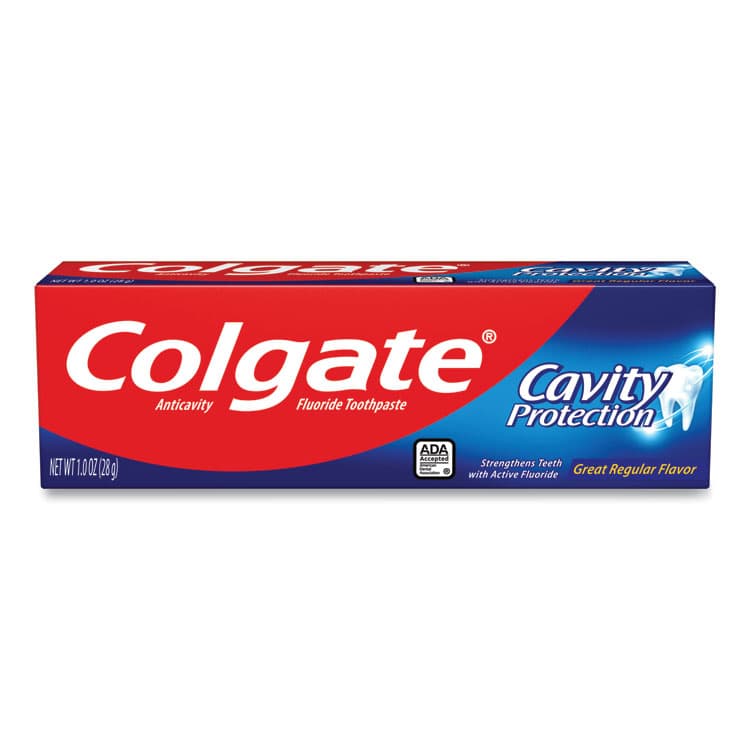 COLGATE PALMOLIVE, IPD. Cavity Protection Toothpaste, Regular Flavor, 1 oz Tube, 24/Carton (CPC51111) thumbnail 3