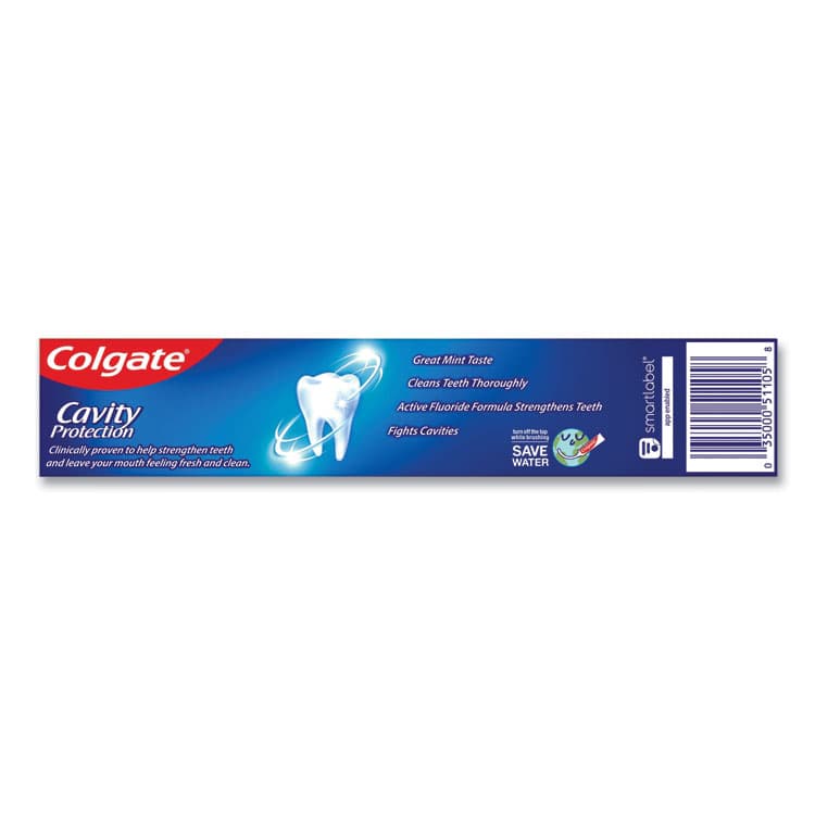 COLGATE PALMOLIVE, IPD. Cavity Protection Toothpaste, Regular Flavor, 2.5 oz Tube, 24/Carton (CPC151105) thumbnail 4