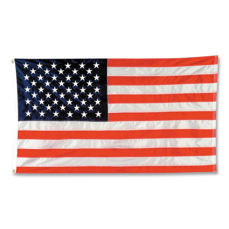 BAUMGARTENS Indoor/Outdoor U.S. Flag, 96" x 60", Nylon (BAUTB5800)