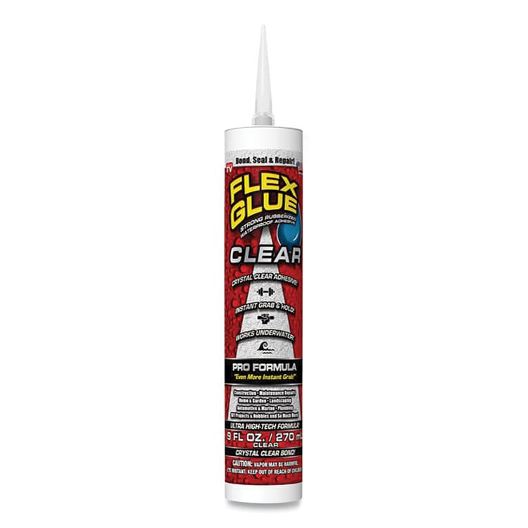 SWIFT RESPONSE LLC Flex Glue, Pro Formula, 9 oz, Dries Clear (FSGGFSCLRR09)