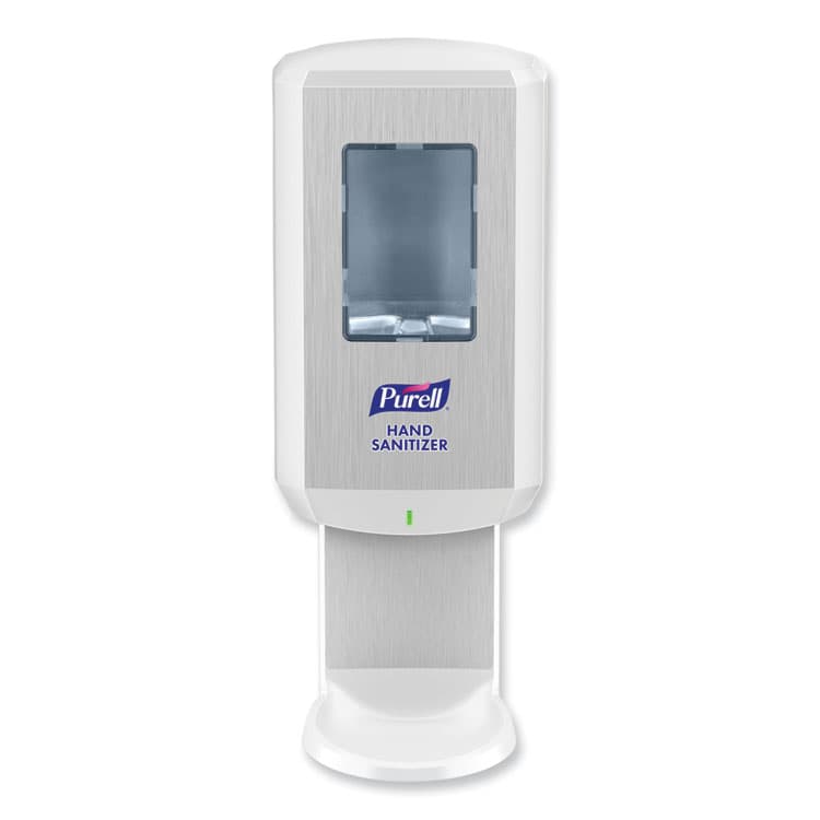 GO-JO INDUSTRIES CS8 Hand Sanitizer Dispenser, 1,200 mL, 5.79 x 3.93 x 15.64, White (GOJ782001)