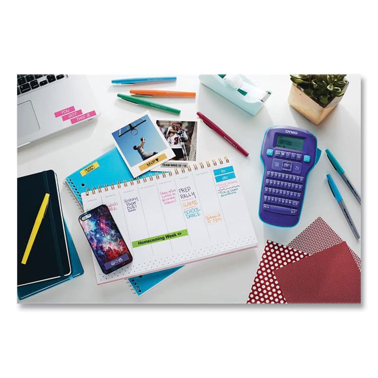 STRIDE WRITING QuickFit Landscape Spreadsheet Round Ring View Binder, 3 Rings, 1.5" Capacity, 14 x 8.5, Black (DVS95021L) thumbnail 3