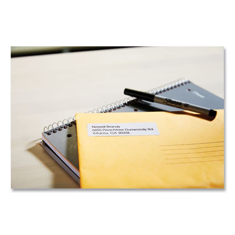 DYMO LabelWriter Return Address Labels, 0.75" x 2", White, 400 Labels/Roll (DYM30578) thumbnail 2