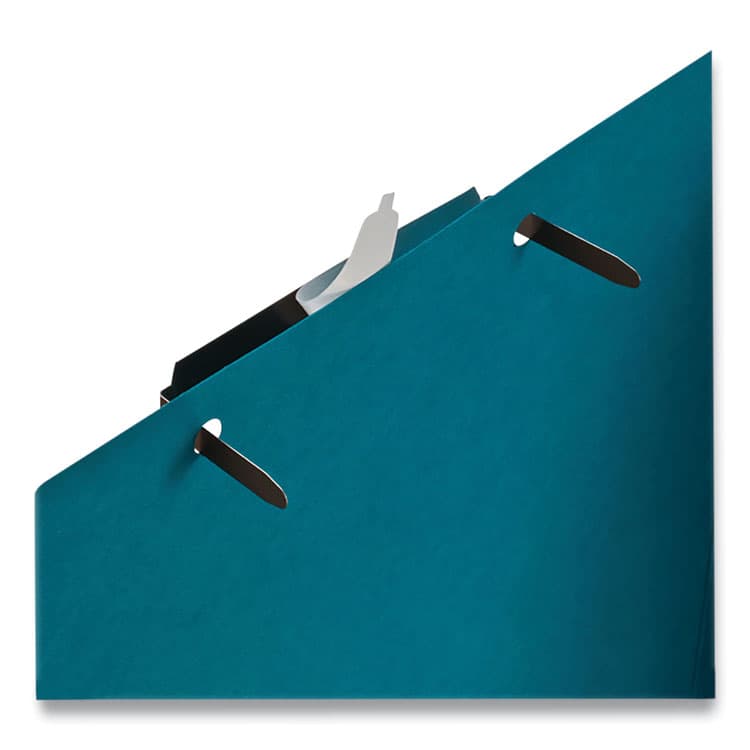 OFFICEMATE INTERNATIONAL CORP. Self-Adhesive Two-Prong Folder Fastener Bases, 1" Capacity, 2.75" Center to Center, Brown, 100/Box (OIC99875) thumbnail 2