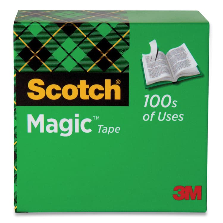 3M/COMMERCIAL TAPE DIV. Magic Tape Refill, 3" Core, 0.75" x 72 yds, Clear (MMM810342592)