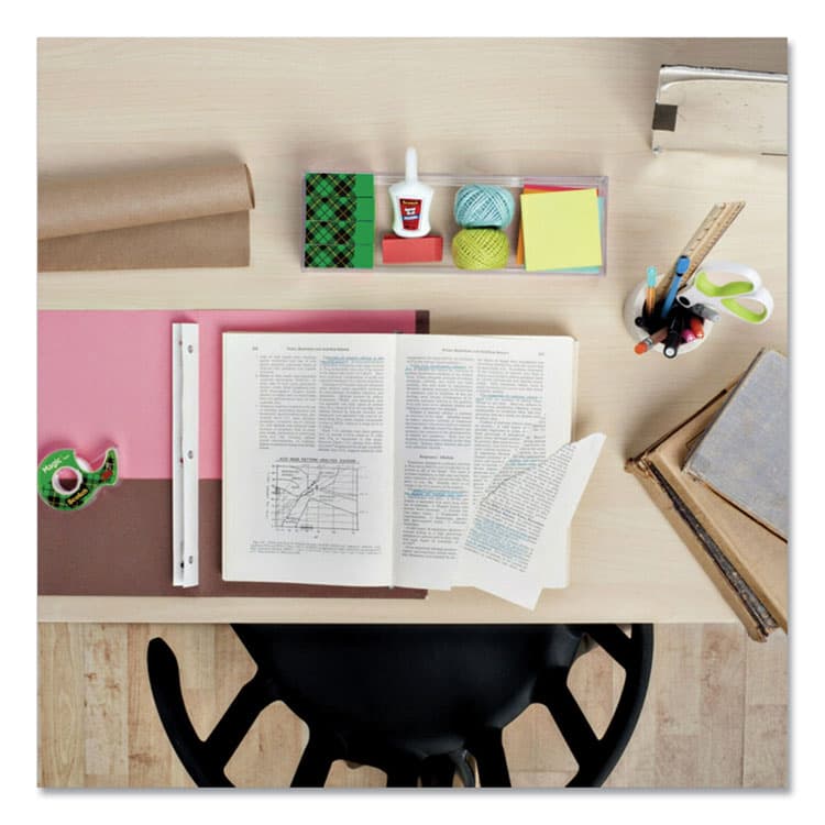 3M/COMMERCIAL TAPE DIV. Magic Tape in Handheld Dispenser, 1" Core, 0.75" x 25 ft, Clear (MMM105) thumbnail 3