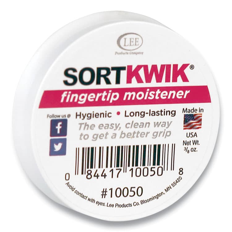 LEE PRODUCTS COMPANY Sortkwik Fingertip Moisteners, 0.38 oz, Pink (LEE10050)