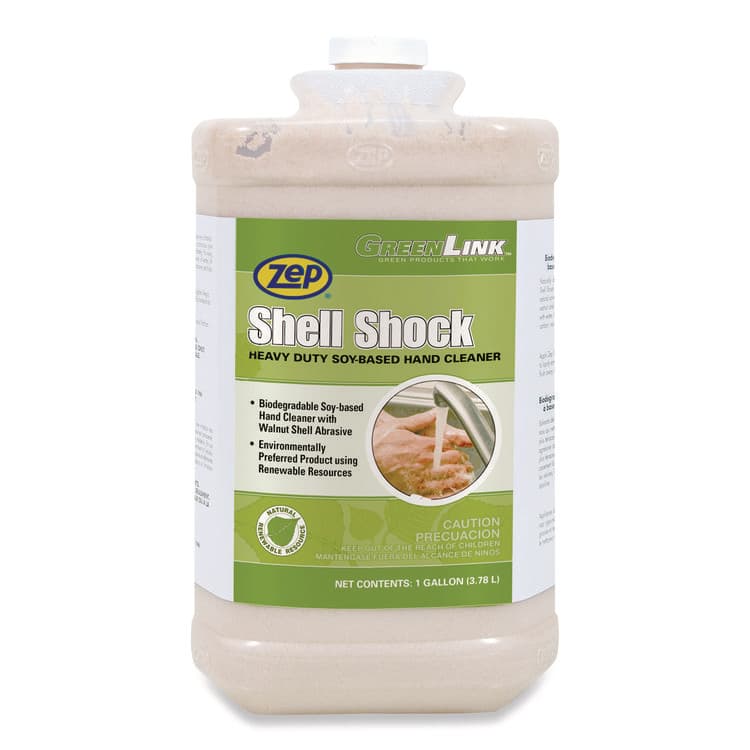 ZEP . Shell Shock Heavy Duty Soy-Based Hand Cleaner, Cinnamon Scent, 1 gal, 4/Carton (ZPP318524) thumbnail 2