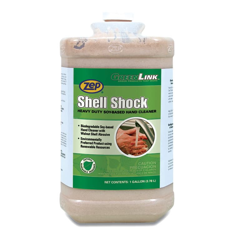 ZEP . Shell Shock Heavy Duty Soy-Based Hand Cleaner, Cinnamon Scent, 1 gal (ZPP318524EA)