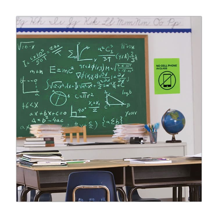 AVERY PRODUCTS CORPORATION High-Visibility Permanent Laser ID Labels, 8.5 x 11, Neon Green, 100/Box (AVE5940) thumbnail 4