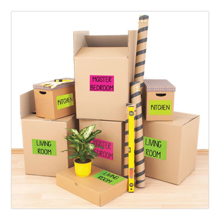 AVERY PRODUCTS CORPORATION High-Visibility Permanent Laser ID Labels, 5.5 x 8.5, Neon Magenta, 200/Box (AVE5948) thumbnail 4