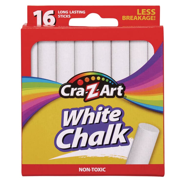 LAROSE INDUSTRIES, LLC White Chalk, 16/Pack (CZA1080048)