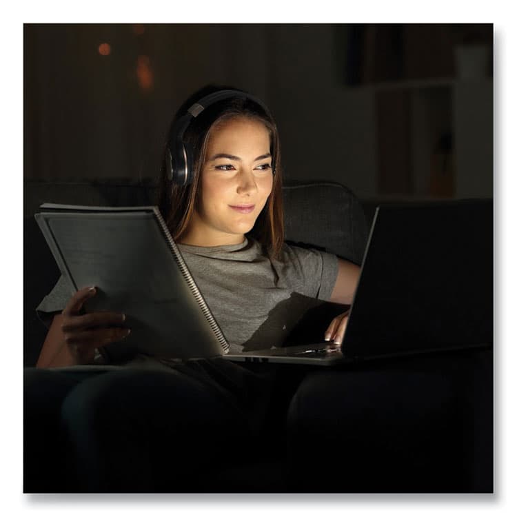 CREATIVE MARKETING, . SERENITY Stereo Wireless Headphones with Microphone, 3 ft Cord, White/Rose Gold (MHSHP5500R) thumbnail 4