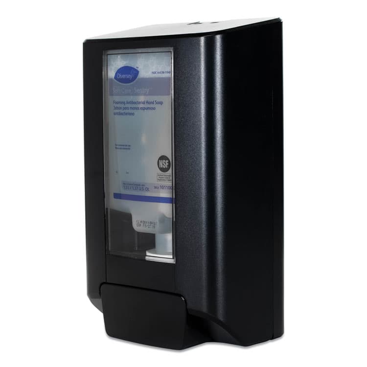 DIVERSEY IntelliCare Dispenser II, 1.3 L, 9.06 x 19.45 x 11.22, Black, 6/Carton (DVOD1224700)