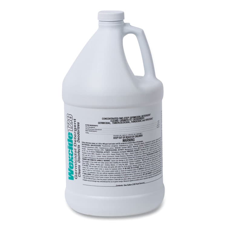 WEXFORD LABS Wex-Cide Concentrated Disinfecting Cleaner, Nectar Scent, 128 oz Bottle, 4/Carton (WXF211000CT) thumbnail 4
