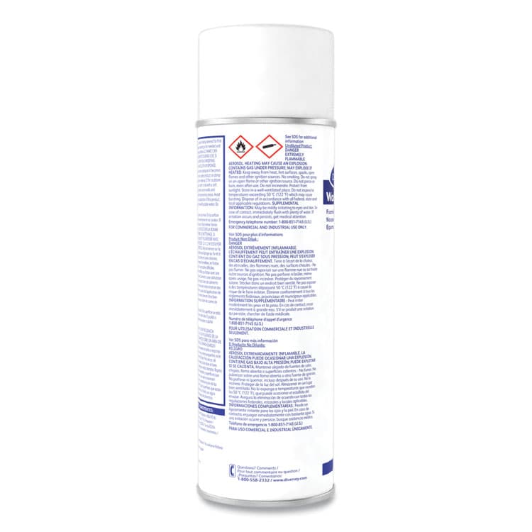 DIVERSEY Wall Power Foaming Wall Washer, 20 oz Can, 12/Carton (DVO95401786) thumbnail 3