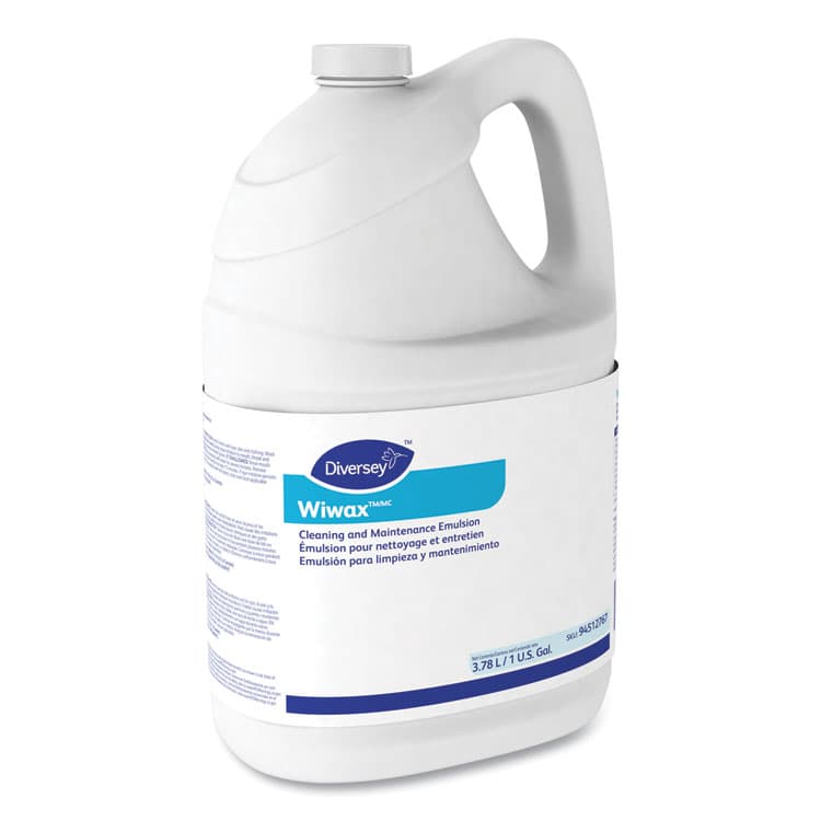 DIVERSEY Wiwax Cleaning and Maintenance Solution, Liquid, 1 gal Bottle, 4/Carton (DVO94512767) thumbnail 4