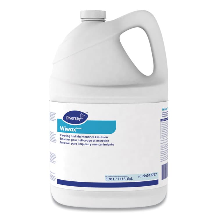 DIVERSEY Wiwax Cleaning and Maintenance Solution, Liquid, 1 gal Bottle, 4/Carton (DVO94512767) thumbnail 2