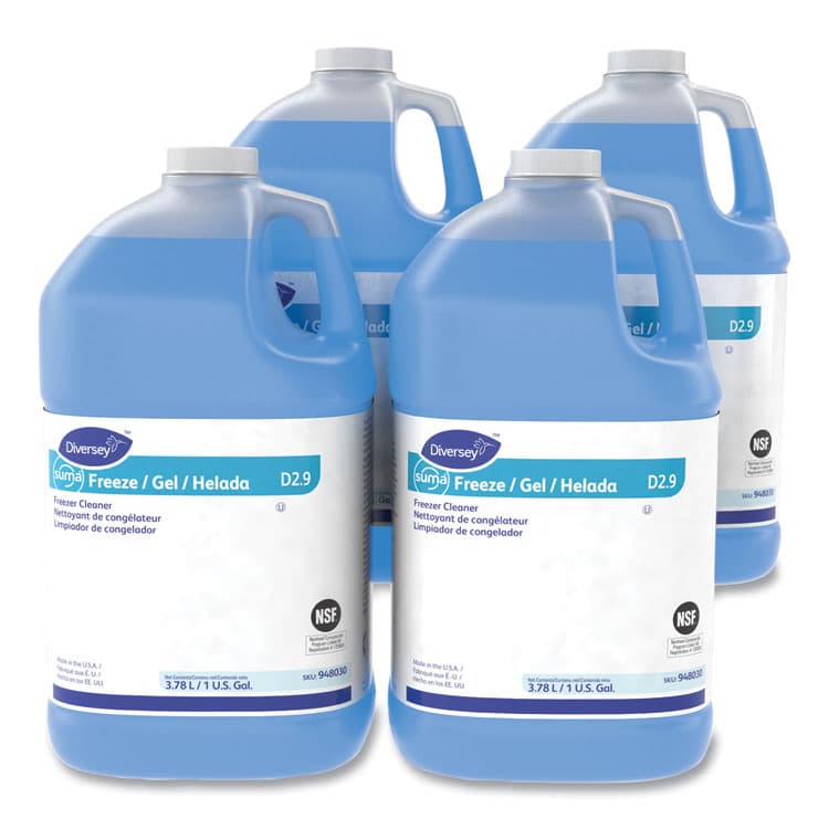 DIVERSEY Suma Freeze D2.9 Floor Cleaner, Liquid, 1 gal, 4/Carton (DVO948030)