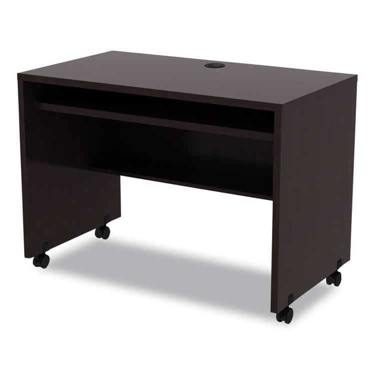 ALERA Alera Valencia Series Mobile Workstation Desk, 41.38" x 23.63" x 30", Espresso (ALEVA204224ES) thumbnail 3