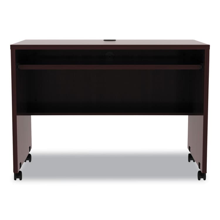 ALERA Alera Valencia Series Mobile Workstation Desk, 41.38" x 23.63" x 30", Mahogany (ALEVA204224MY) thumbnail 2