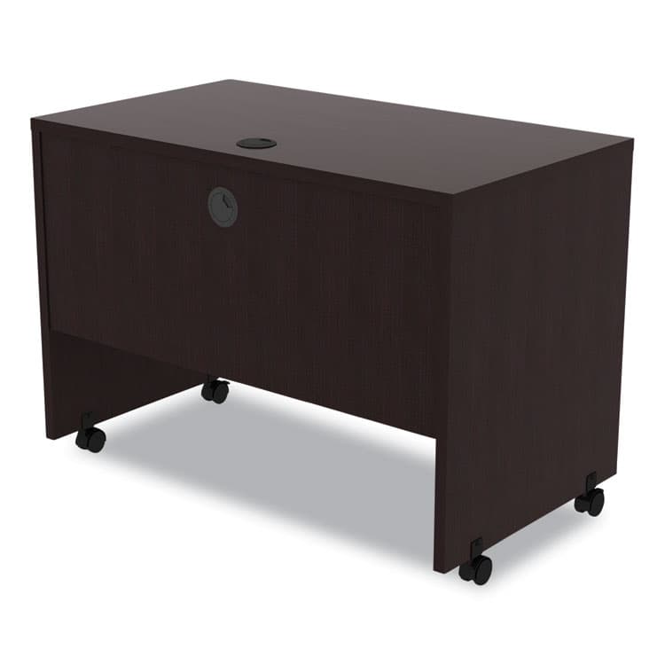 ALERA Alera Valencia Series Mobile Workstation Desk, 41.38" x 23.63" x 30", Espresso (ALEVA204224ES) thumbnail 4