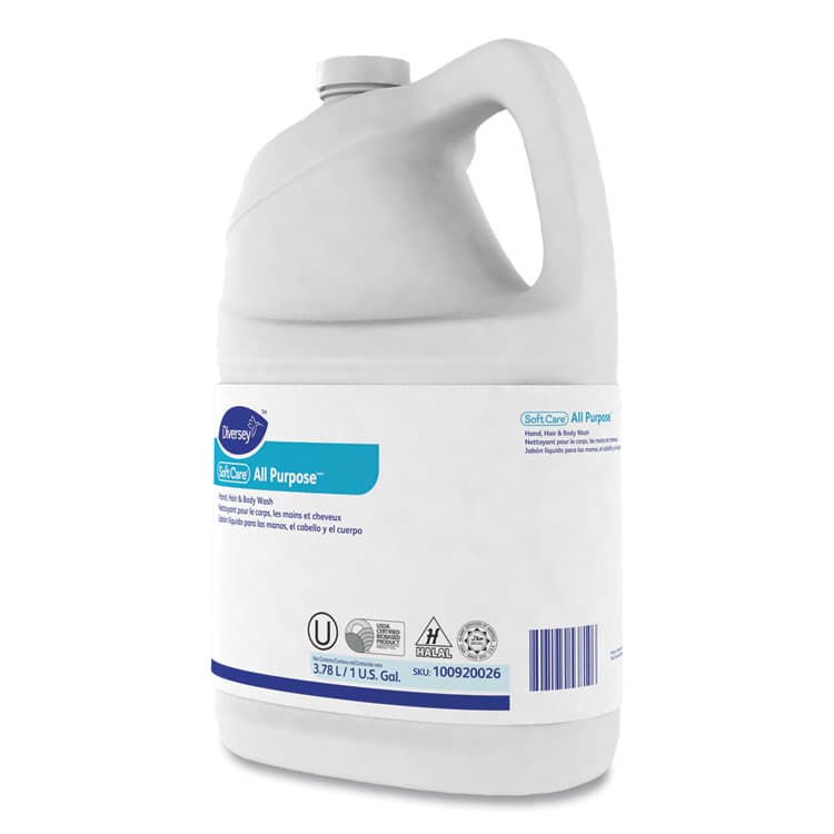 DIVERSEY Soft Care All Purpose Liquid Refill, Gentle Floral Scent, 1 gal, 4/Carton (DVO100920026) thumbnail 4