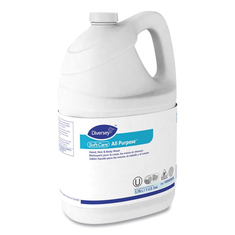DIVERSEY Soft Care All Purpose Liquid Refill, Gentle Floral Scent, 1 gal, 4/Carton (DVO100920026) thumbnail 3