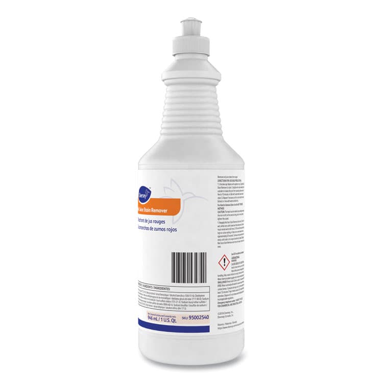 DIVERSEY Red Juice Stain Remover, 32 oz Bottle, 6 Bottles/Carton (DVO95002540) thumbnail 4