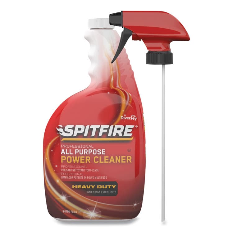 DIVERSEY Spitfire All Purpose Power Cleaner, Liquid, 32 oz Spray Bottle, 4/Carton (DVOCBD540038) thumbnail 2