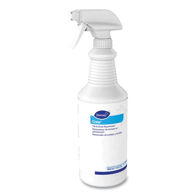 DIVERSEY Crew Tile and Grout Rejuvenator, 32 oz Spray Bottle, 12/Carton (DVO100919352) thumbnail 3