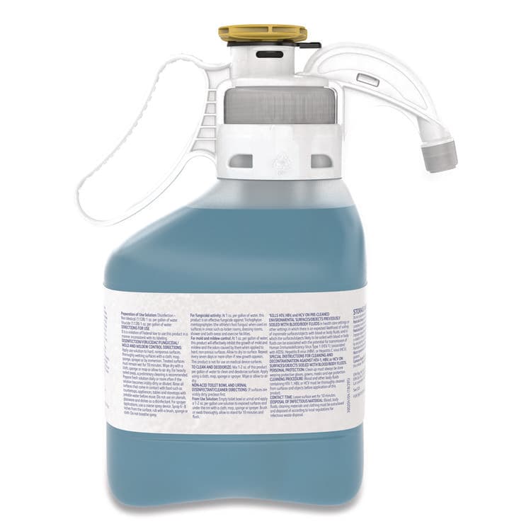 DIVERSEY Crew Super-Concentrated Non-Acid Bowl and Bathroom Disinfectant Cleaner, Floral Scent, 1.4 L SmartDose, 2/Carton (DVO5019237) thumbnail 2