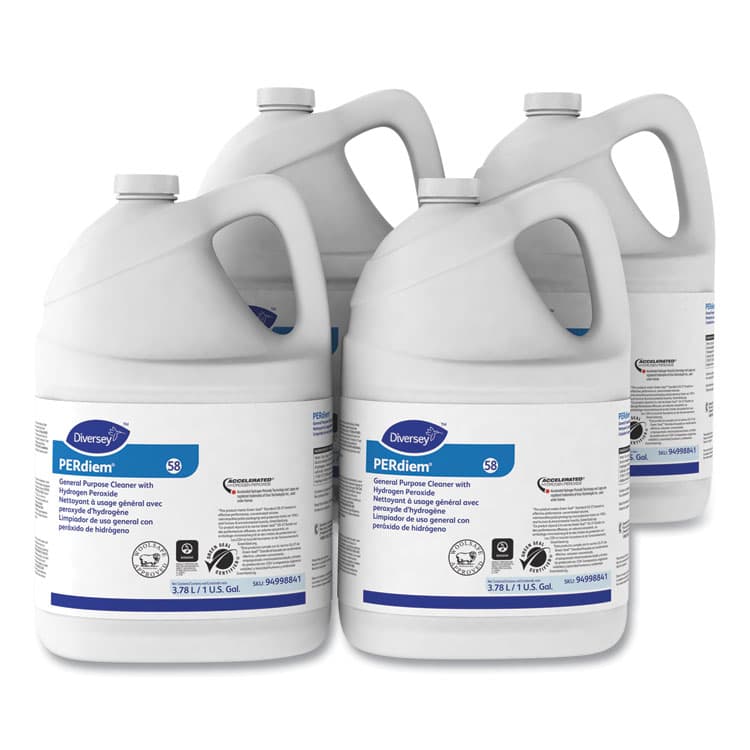 DIVERSEY PERdiem Concentrated General Purpose Cleaner - Hydrogen Peroxide, 1 gal, Bottle (DVO94998841)