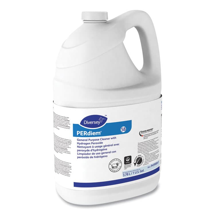 DIVERSEY PERdiem Concentrated General Purpose Cleaner - Hydrogen Peroxide, 1 gal, Bottle (DVO94998841) thumbnail 3
