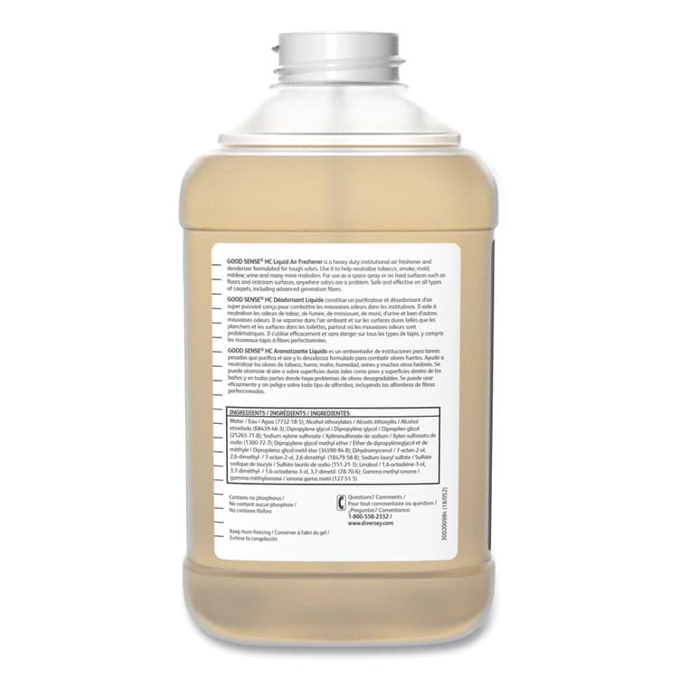 DIVERSEY Good Sense Liquid Odor Counteractant, Clean and Fresh, 84.5 oz, 2/Carton (DVS101109734) thumbnail 2