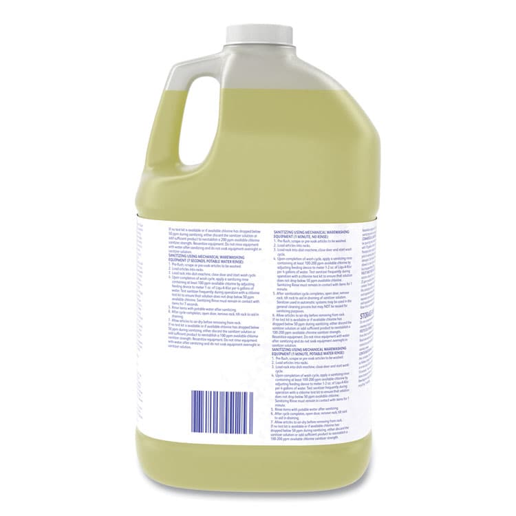 DIVERSEY Liqu-A-Klor Disinfectant/Sanitizer, 1 gal. Bottle, 4/Carton (DVO02853280) thumbnail 4
