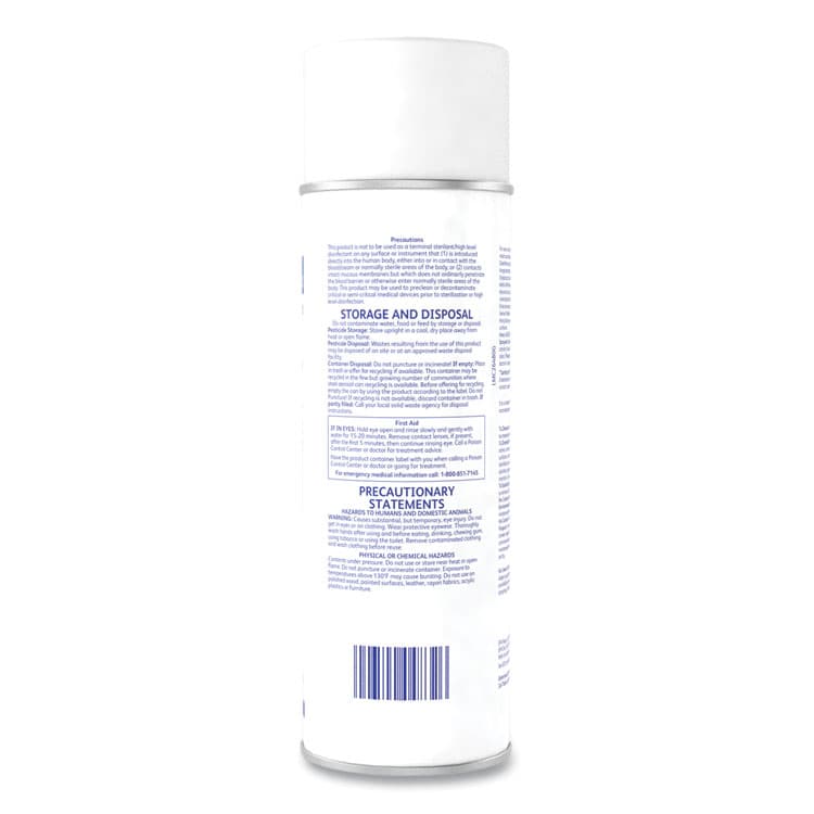 DIVERSEY End Bac II Spray Disinfectant, Fresh Scent, 15 oz Aerosol Spray, 12/Carton (DVO04832) thumbnail 2