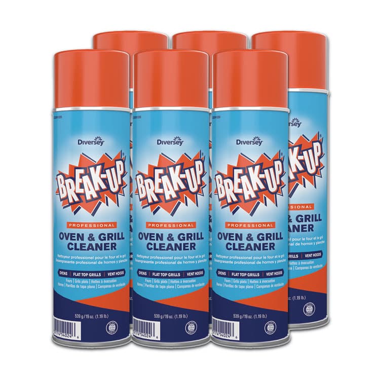 DIVERSEY Oven And Grill Cleaner, Ready to Use, 19 oz Aerosol Spray 6/Carton (DVOCBD991206)