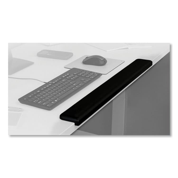 3M/COMMERCIAL TAPE DIV. Gel Wrist Rest for Standing Desks, 30.13 x 3.25, Black (MMMWR200B)