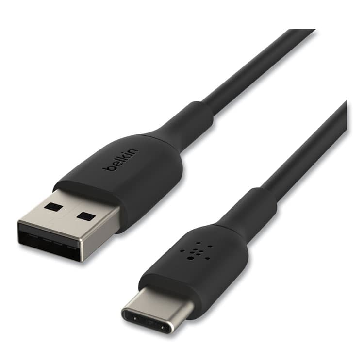BELKIN COMPONENTS BOOST CHARGE USB-C to USB-A Cable, 3.3 ft, Black (BLKCAB001BT1MBK) thumbnail 4