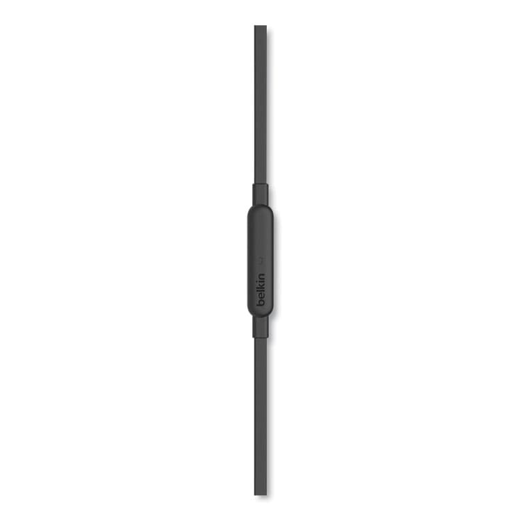 BELKIN COMPONENTS SOUNDFORM Headphones with Lightning Connector, 44" Cord, Black (BLKG3H0001BTBLK) thumbnail 4