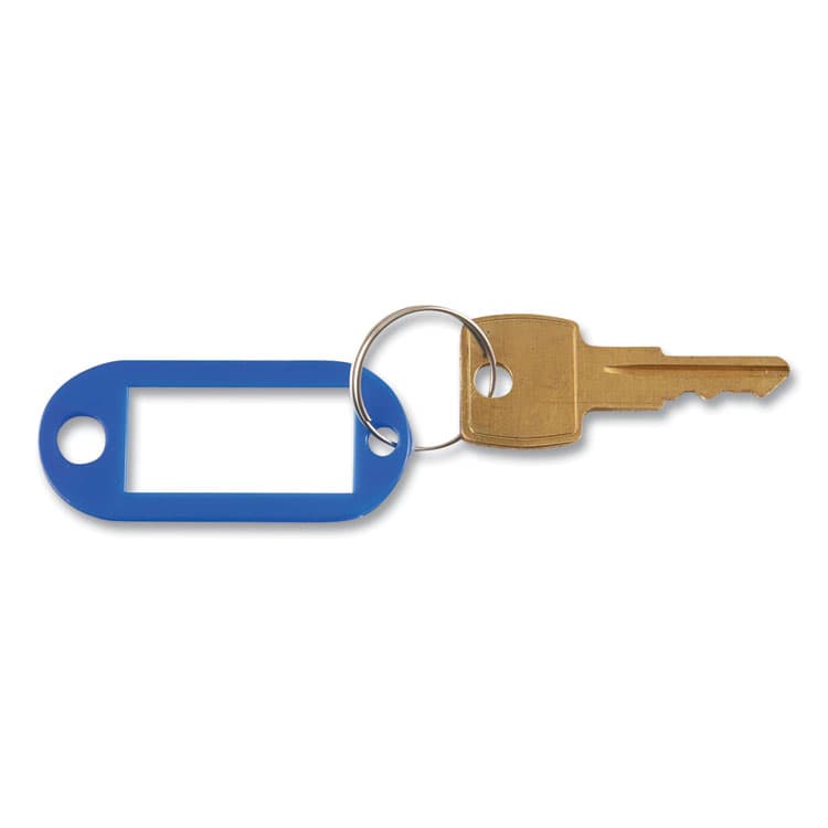 ADVANTUS CORPORATION Key Tags Label Window, 0.88 x 0.19 x 2, Dark Blue, 6/Pack (AVTKEY98019) thumbnail 2