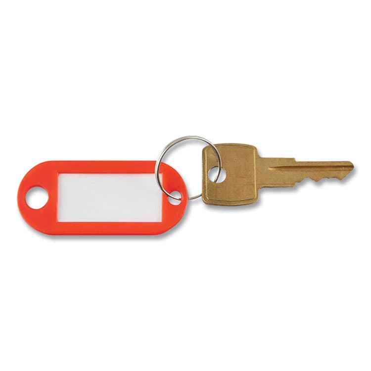 ADVANTUS CORPORATION Key Tags Label Window, 0.88 x 0.19 x 2, Red, 6/Pack (AVTKEY98018) thumbnail 2