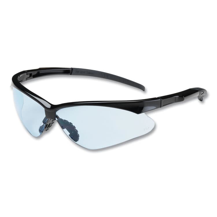 PROTECTIVE INDUSTRIAL PRODUCTS Adversary Optical Safety Glasses, Black Half Frame, Light Blue Dual Lens (BOU250280003)