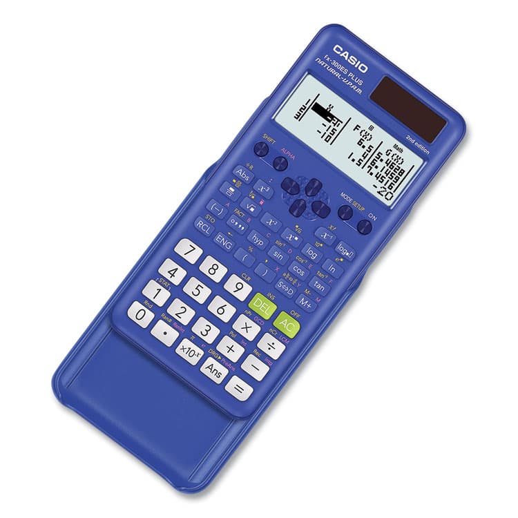 CASIO, . FX-300ES Plus 2nd Edition Scientific Calculator, 16-Digit LCD, Blue (CSO300ESPLS2BU)